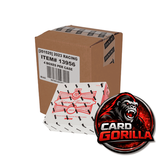 2023 Panini National Treasures Racing Hobby 4-Box Sealed Case