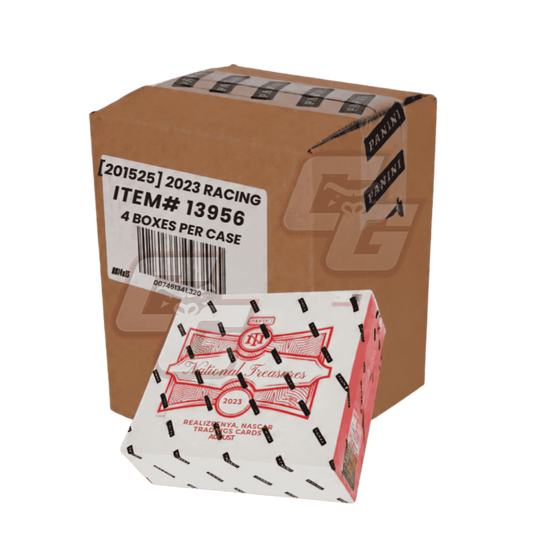 2023 Panini National Treasures Racing Hobby 4-Box Sealed Case