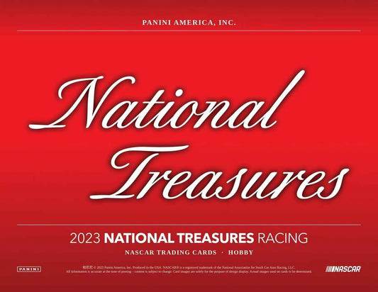 2023 Panini National Treasures Racing Hobby 4-Box Sealed Case