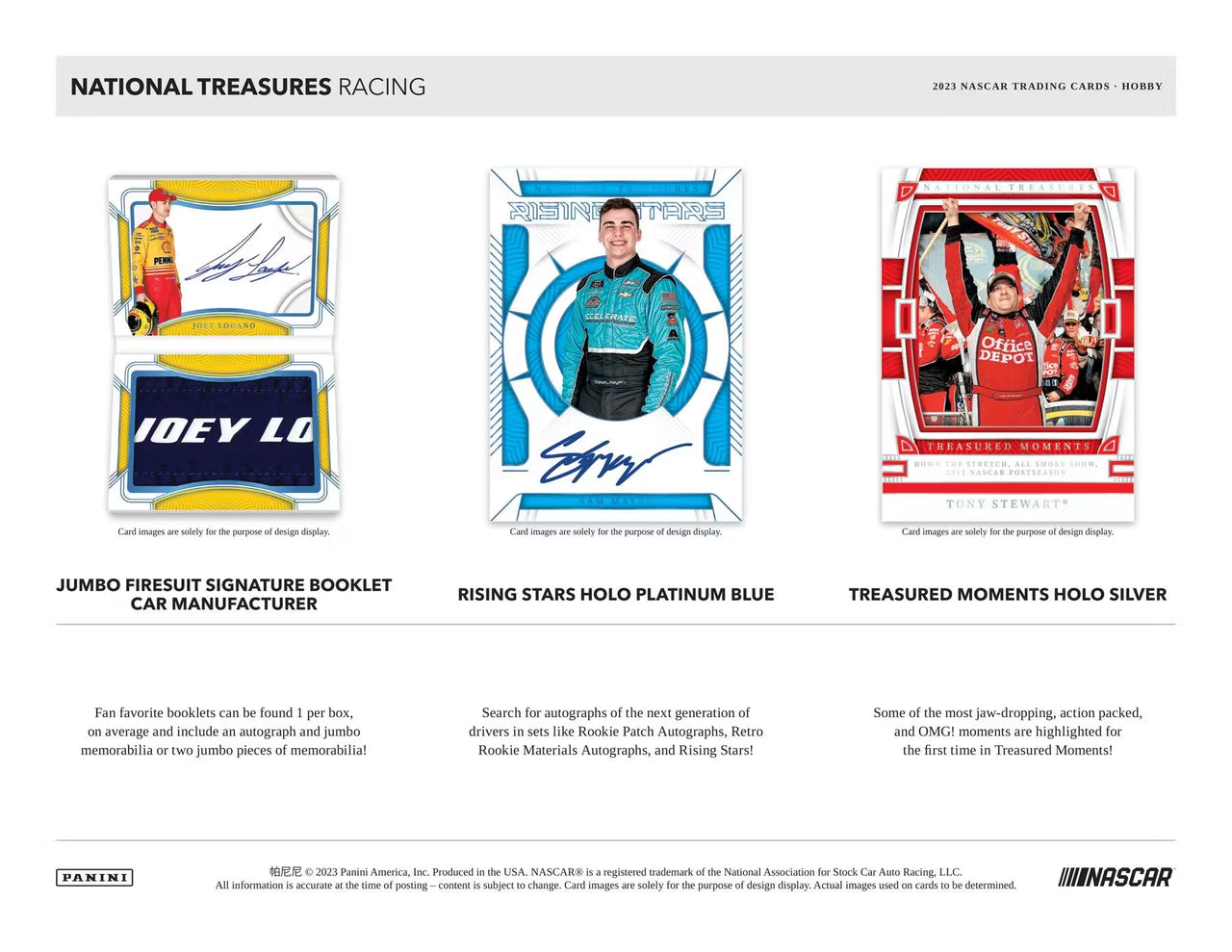 2023 National Treasures Racing Hobby Box