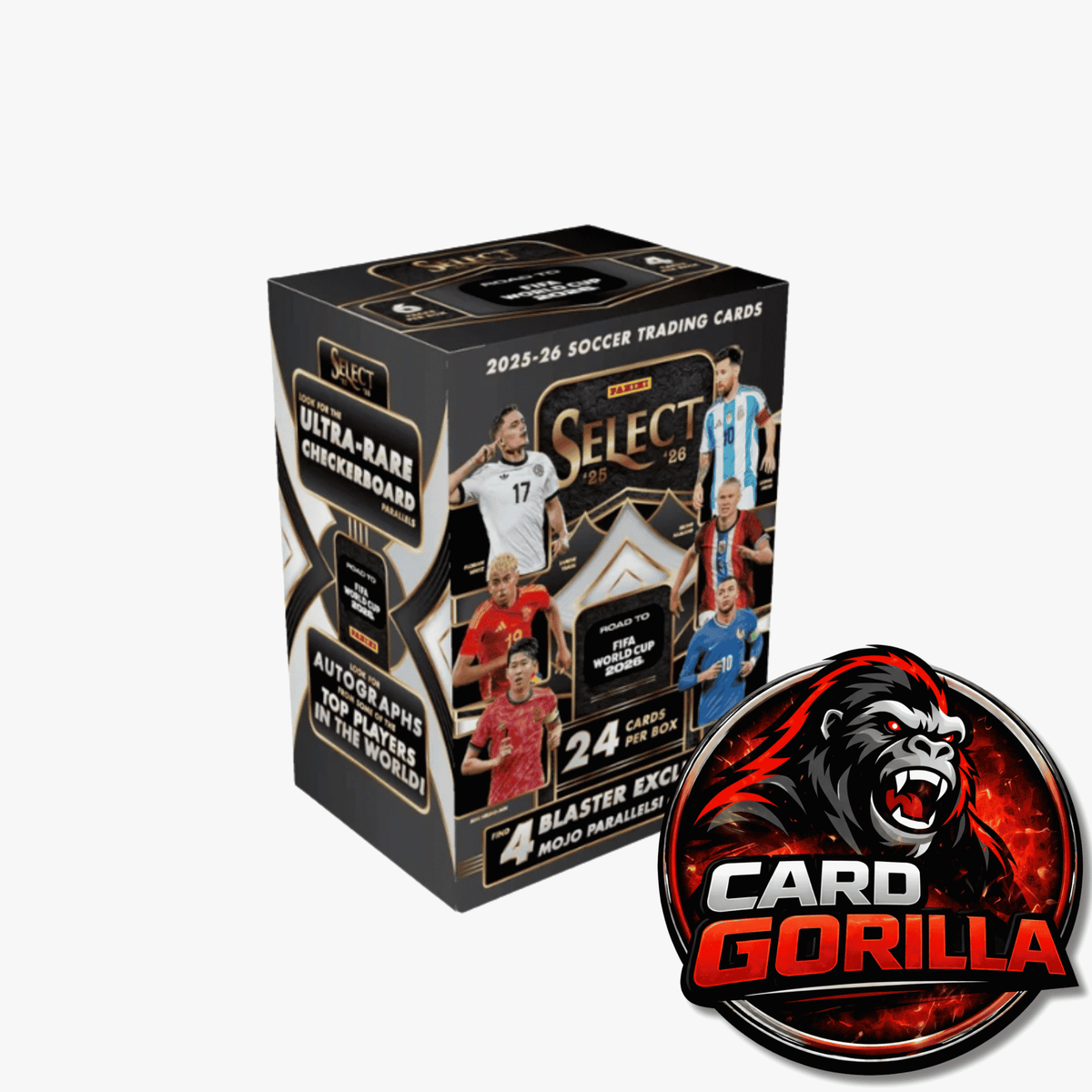 2025-26 Panini Select Soccer Road to the World Cup Blaster Box