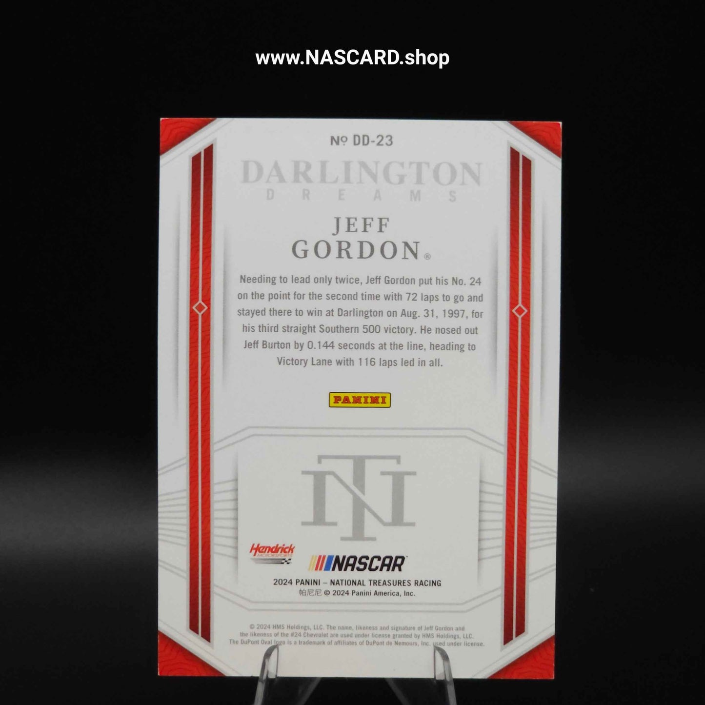 2024 National Treasures Darlington Dreams Green Jeff Gordon /5 - NASCARD.shop