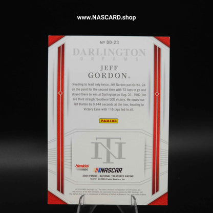 2024 National Treasures Darlington Dreams Green Jeff Gordon /5 - NASCARD.shop