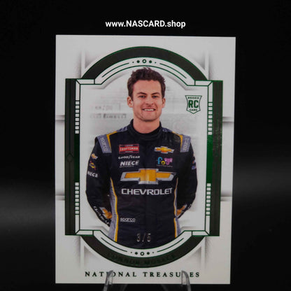 2024 National Treasures #27 Green Connor Mosack Rookie Card /5 - NASCARD.shop
