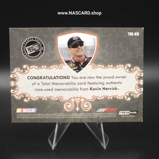 2012 Press Pass Total Memorabilia Holofoil Kevin Harvick Freightliner Patch /10 - NASCARD.shop