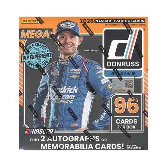 2026 Panini Donruss NASCAR Racing Mega Sealed Case - 20 Boxes