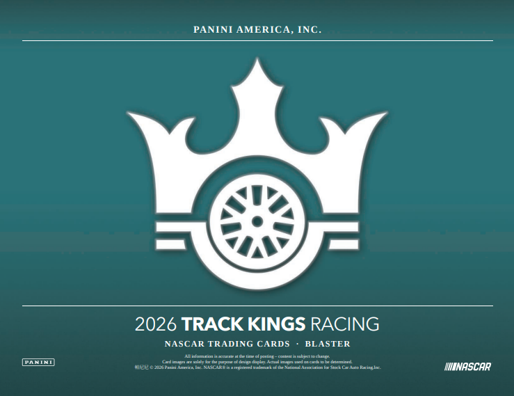 2026 Panini Track Kings Racing Hobby Blaster 20-Box Case