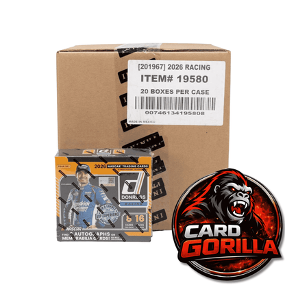 2026 Donruss NASCAR Racing Sealed Case - 20 Hobby Boxes