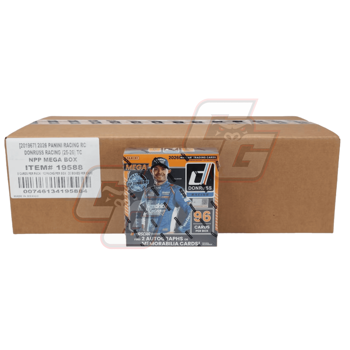 2026 Panini Donruss NASCAR Racing Mega Sealed Case - 20 Boxes