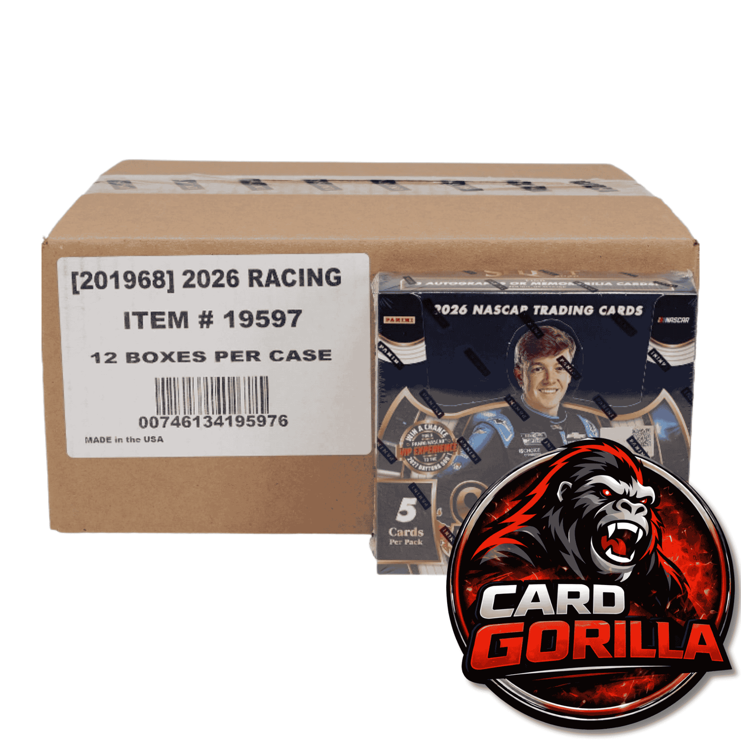 2026 Panini Select NASCAR Racing 12 Hobby Box - Sealed Case