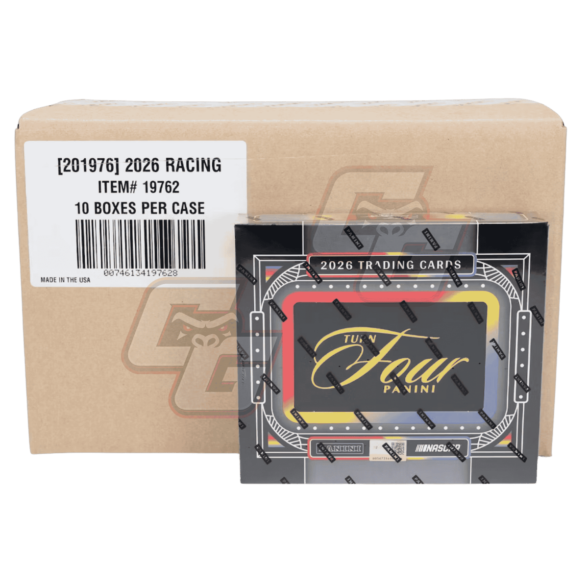 2026 Panini Turn Four Racing Sealed Case - 10 Hobby Boxes
