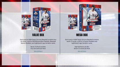 2026 Topps Chrome Baseball Hobby Box