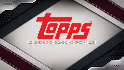 2026 Topps Flagship Football Hobby Jumbo Box