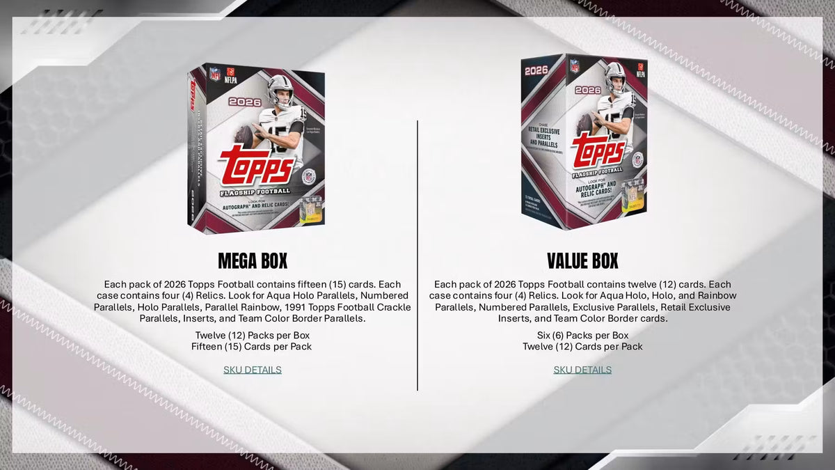 2026 Topps Flagship Football Hobby Jumbo Box