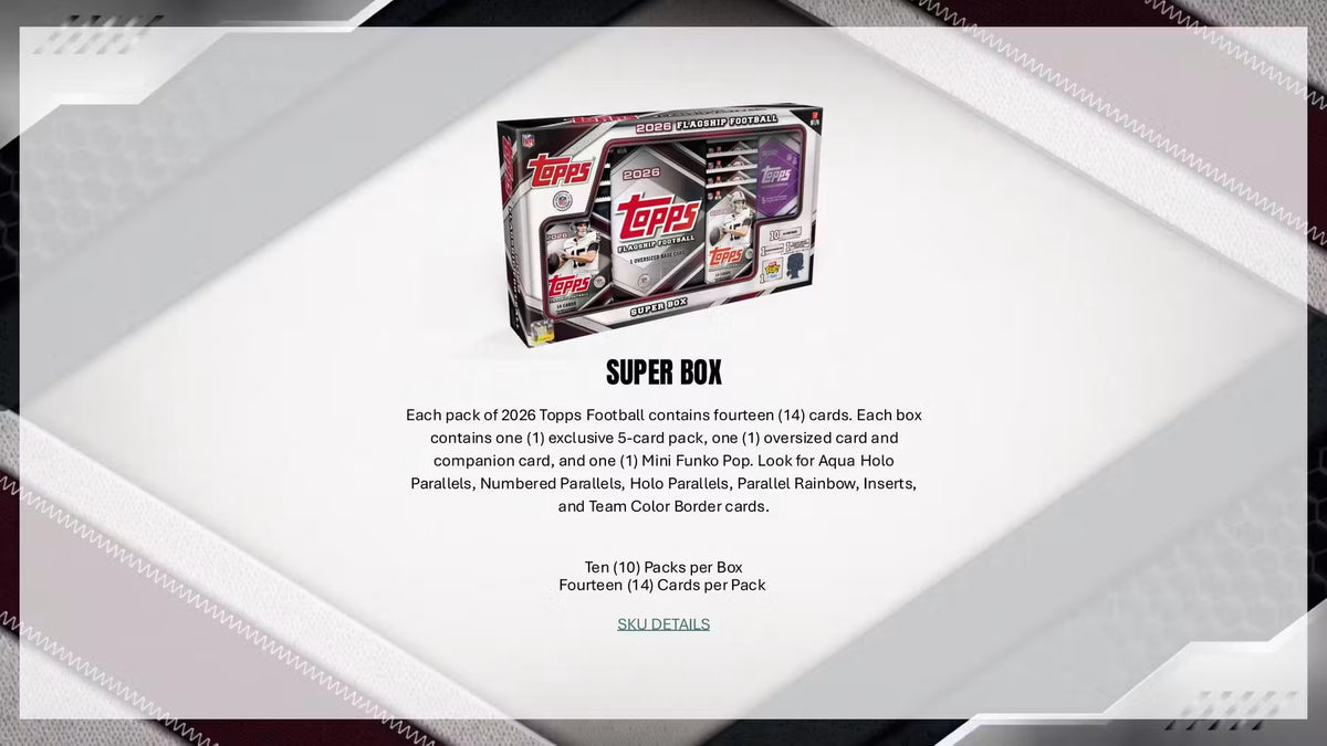 2026 Topps Flagship Football Hobby Jumbo Box