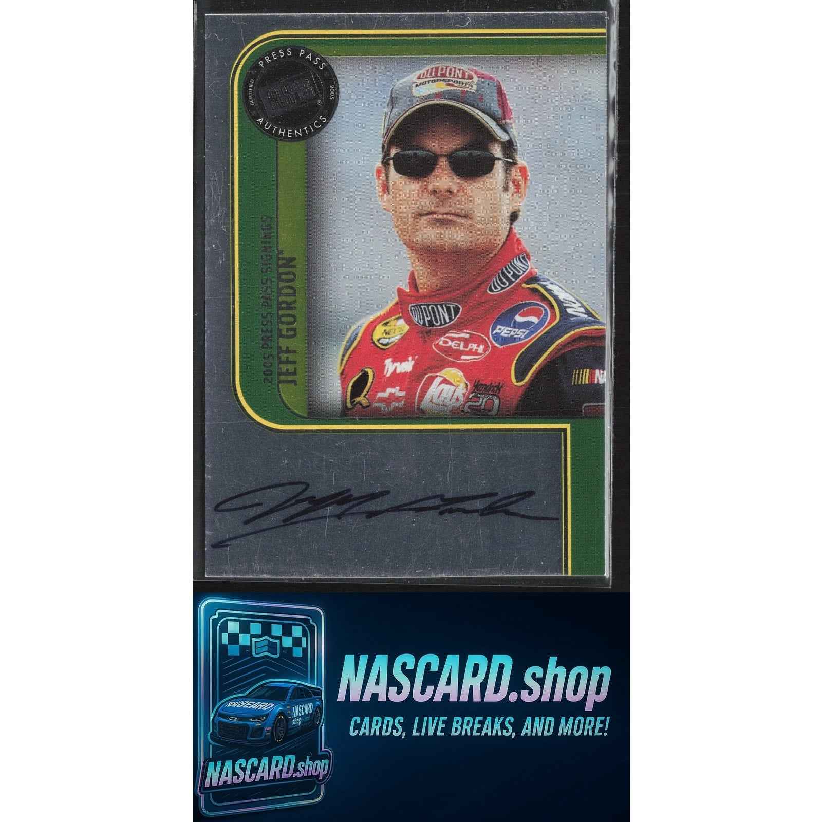 2005 Press Pass Vault Jeff Gordon Signings Platinum