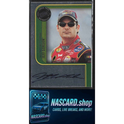 2005 Press Pass Vault Jeff Gordon Signings Platinum