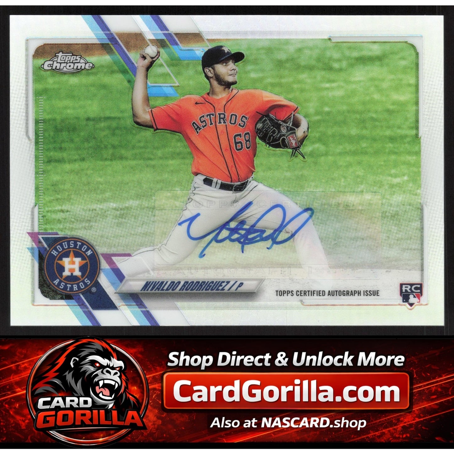 2021 Topps Chrome Update #CUSA-NR Nivaldo Rodriguez Autographs
