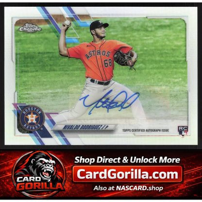 2021 Topps Chrome Update #CUSA-NR Nivaldo Rodriguez Autographs