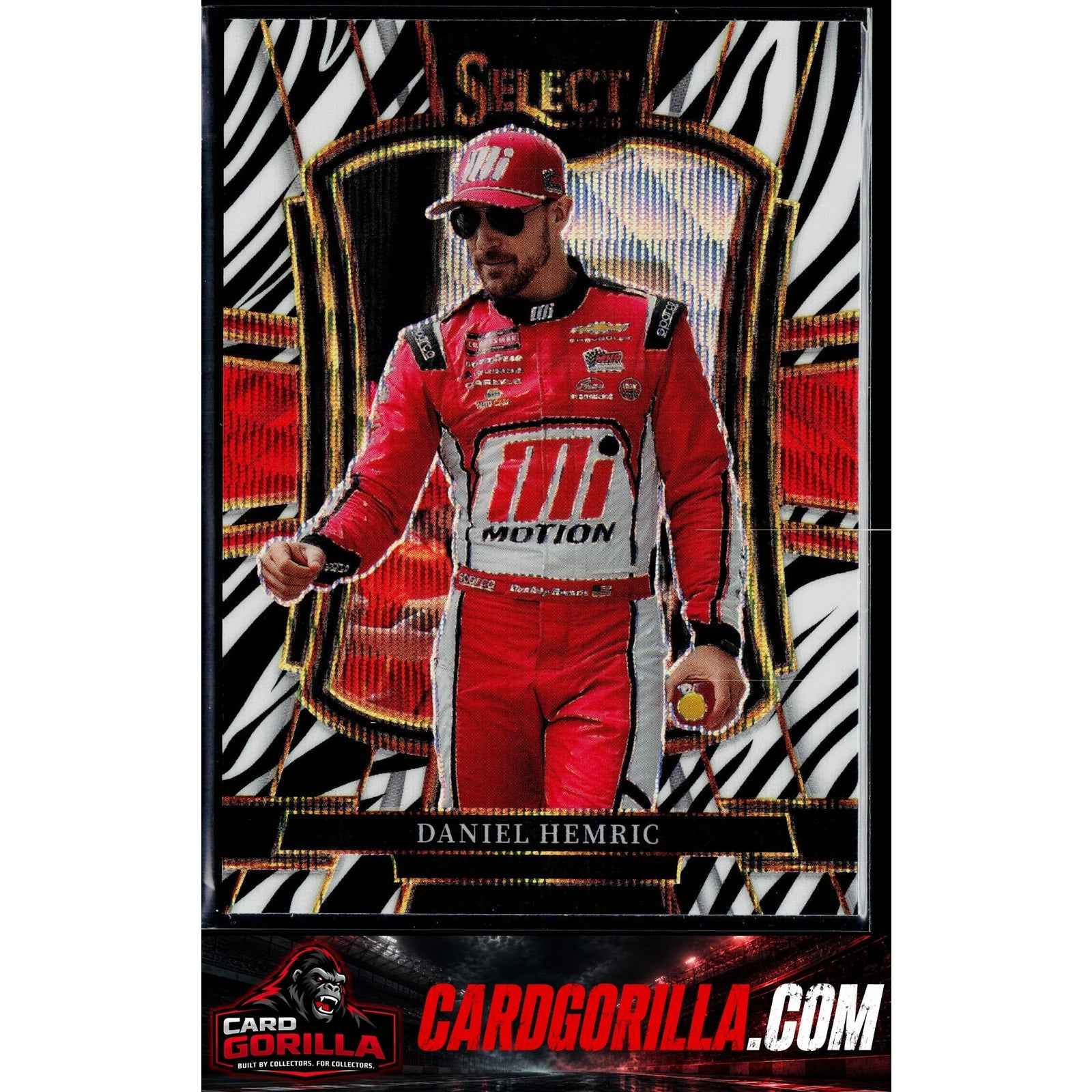 2026 Panini Select #244 Daniel Hemric Zebra Prizms