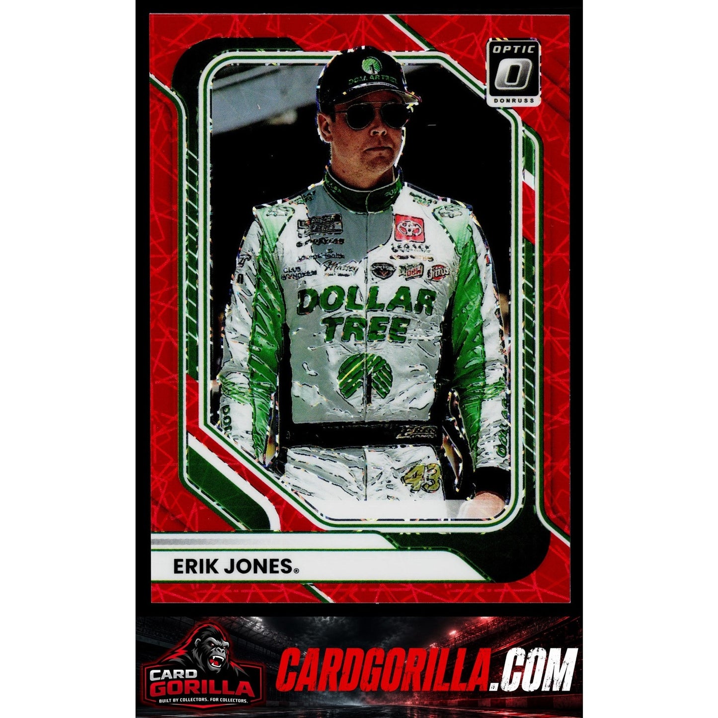 2026 Donruss #93 Erik Jones Optic Red Velocity #/199