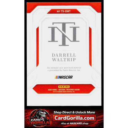 2025 National Treasures Darrell Waltrip Treasured Swatches Holo Silver #/30