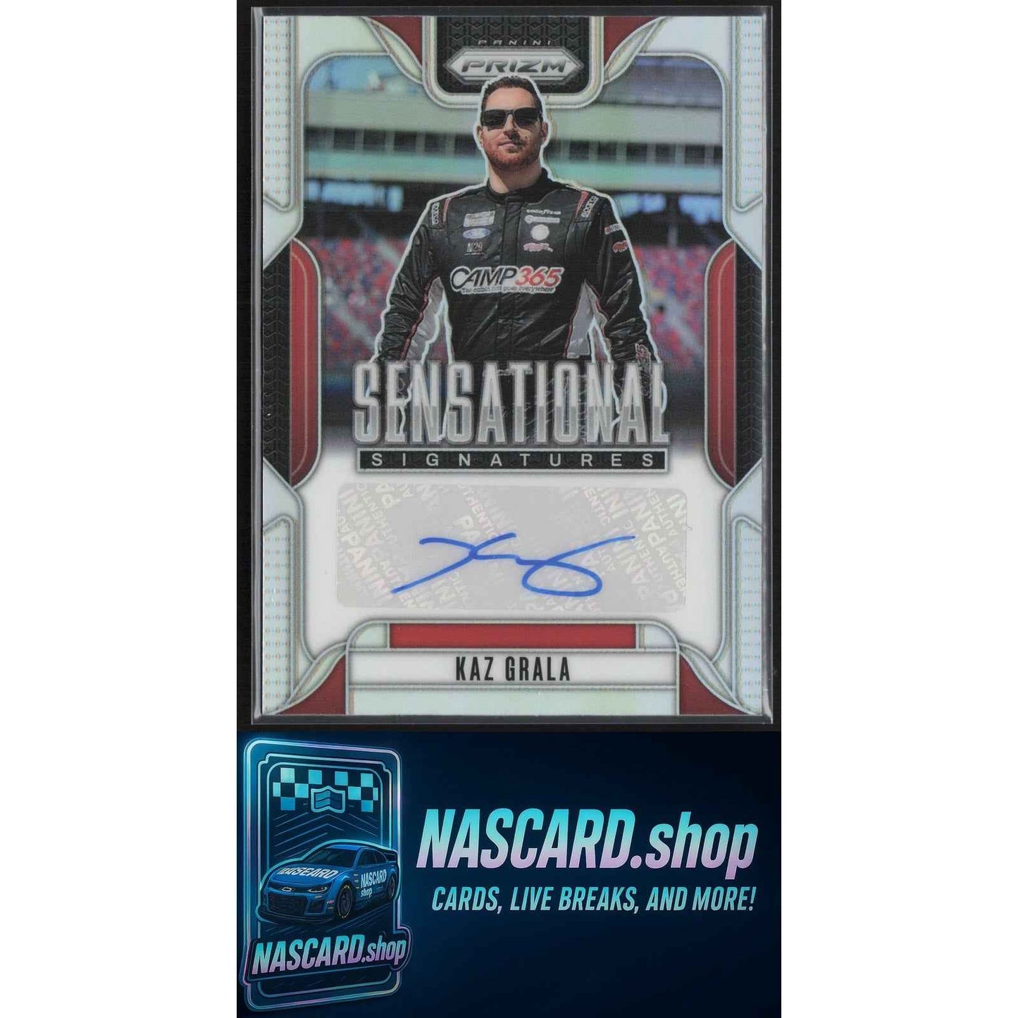 2025 Panini Prizm #SS-KZG Kaz Grala Sensational Signatures Prizm