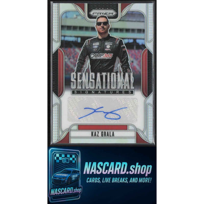 2025 Panini Prizm #SS-KZG Kaz Grala Sensational Signatures Prizm