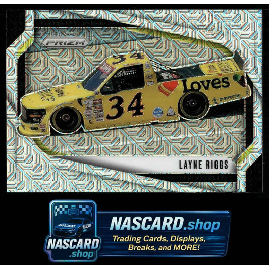 2025 Panini Prizm #122 Layne Riggs Mojo #/25