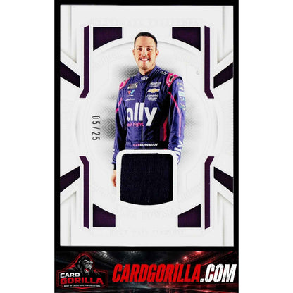 2025 Panini National Treasures Alex Bowman Race Used Firesuit Holo Silver #/25