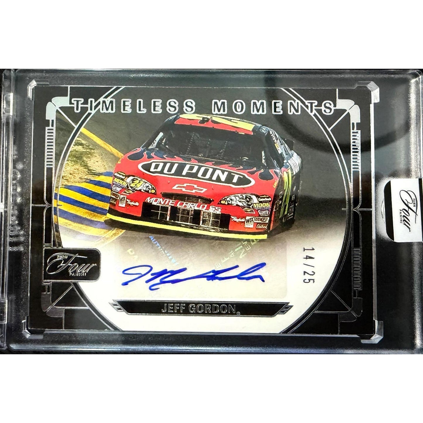 2026 Panini Turn Four #TM-JGD Jeff Gordon Timeless Moments Holo Silver #/25