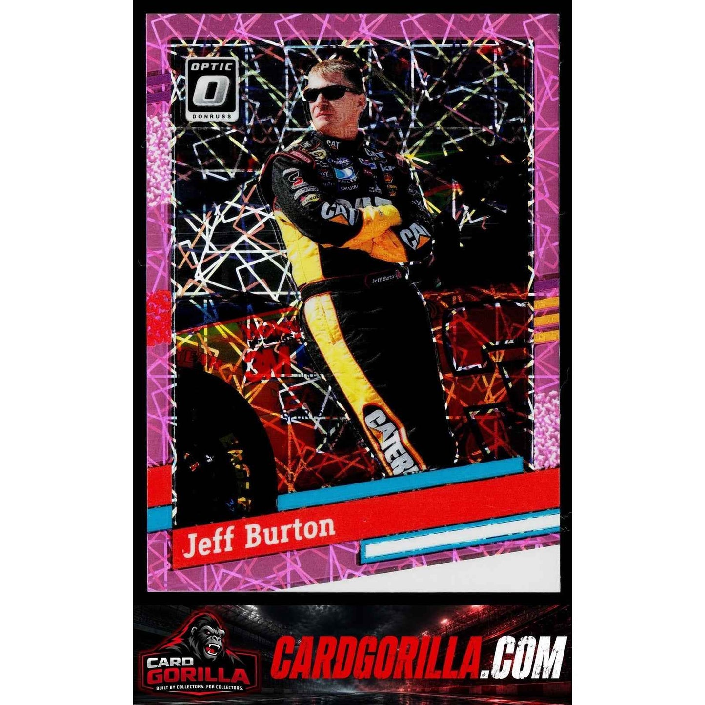 2024 Donruss #121 Jeff Burton Optic Pink Velocity #/79