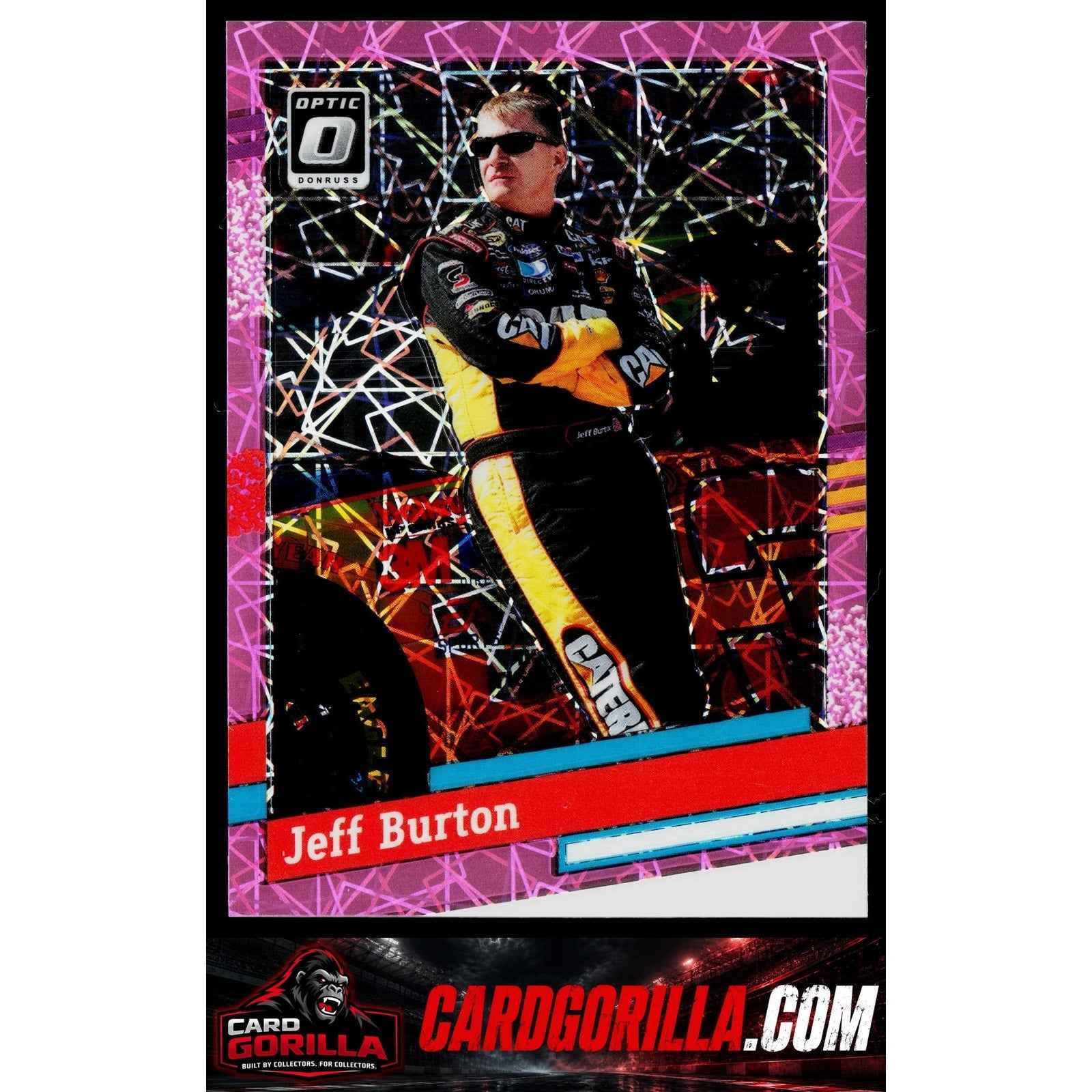 2024 Donruss #121 Jeff Burton Optic Pink Velocity #/79