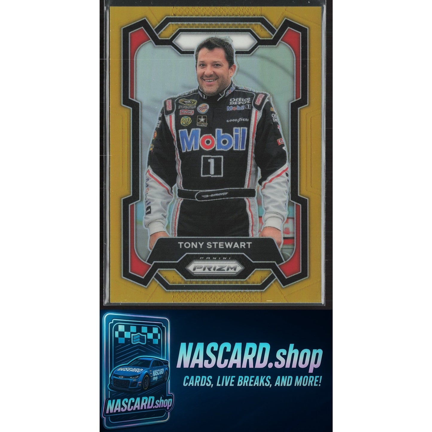 2024 Panini Prizm #6 Tony Stewart Gold #/10