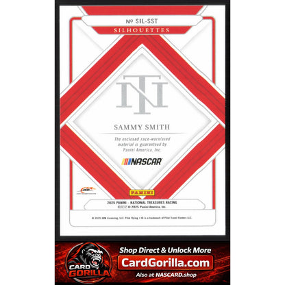 2025 Panini National Treasures #SIL-SST Sammy Smith Silhouettes Holo Silver #/30