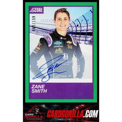 2020 Panini Chronicles #15 Zane Smith Score Autographs Green #/199