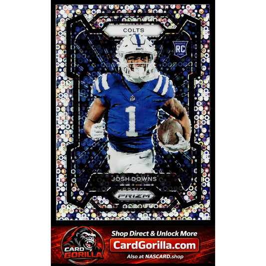 2023 Panini Prizm #310 Josh Downs Rookie Variations Prizms No Huddle