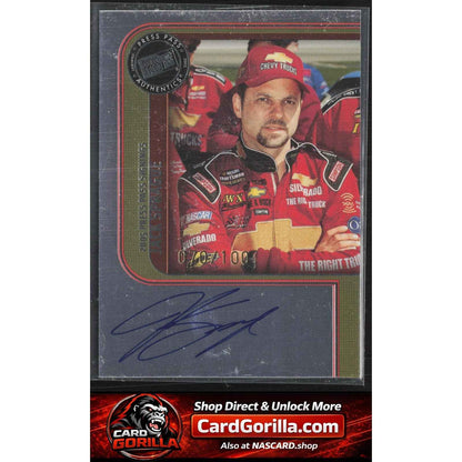 2005 Press Pass #NNO Jack Sprague Signings Platinum #/100