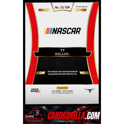 2025 Panini Select #SS-TDN Ty Dillon Selective Swatches