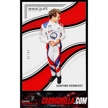 2023 Panini Chronicles #37 Santino Ferrucci Immaculate Black #/25