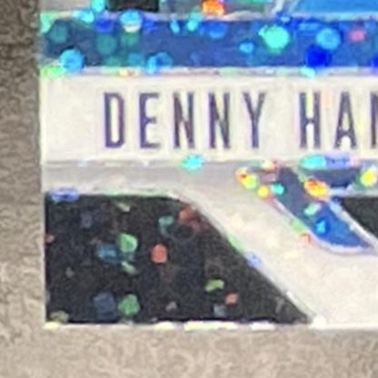 2025 Panini Prizm NASCAR Denny Hamlin #11 White Sparkle Prizms