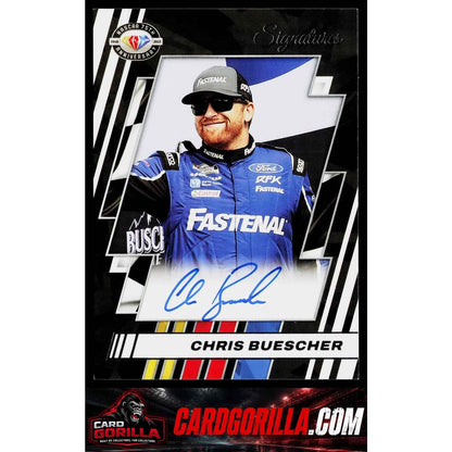 2024 Donruss #75-BU Chris Buescher NASCAR 75th Anniversary Signatures