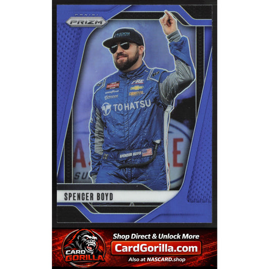 2025 Panini Prizm #50 Spencer Boyd Blue #/199