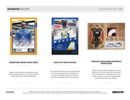 2021 Panini Donruss Racing NASCAR Hobby Box