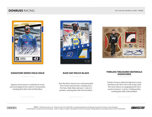 2021 Panini Donruss Racing NASCAR Hobby Box