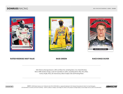 2021 Panini Donruss Racing NASCAR Hobby Box