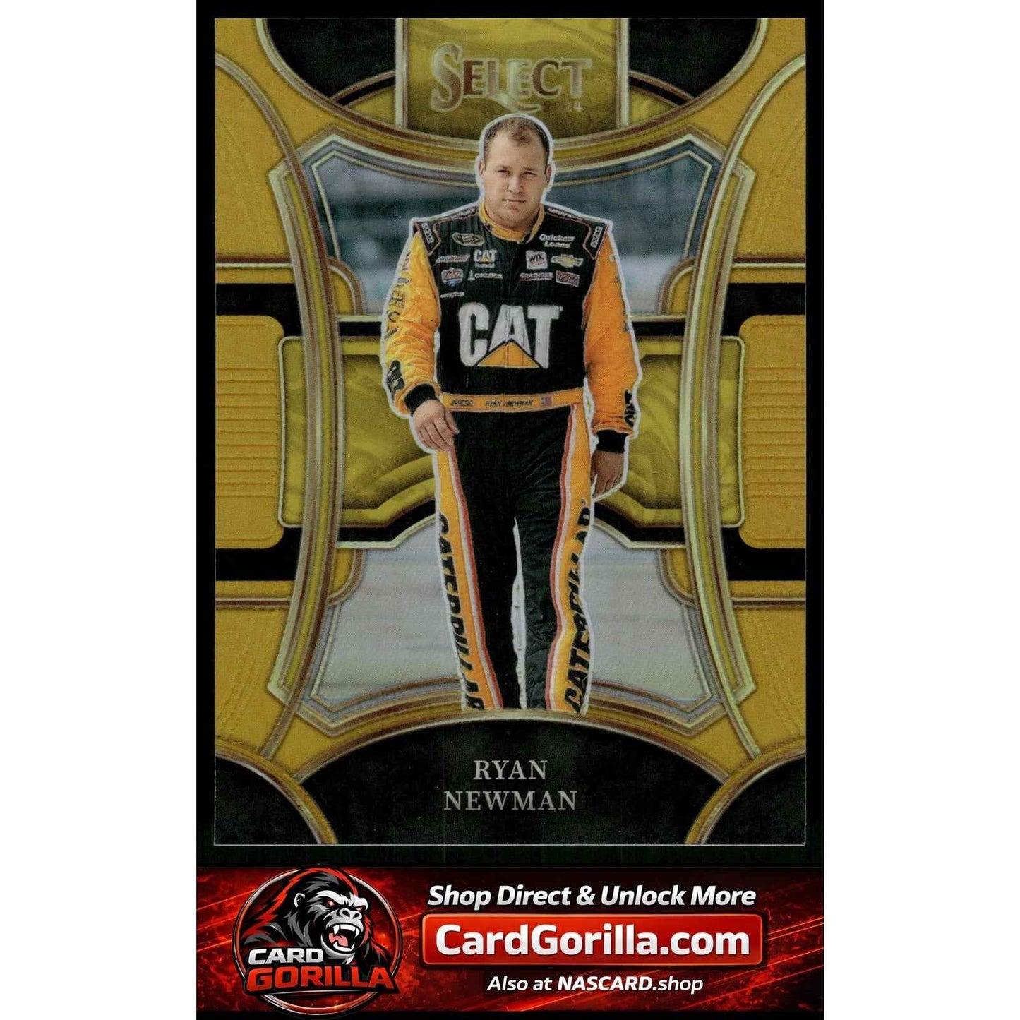 2024 Panini Select #230 Ryan Newman Gold Prizms #/10