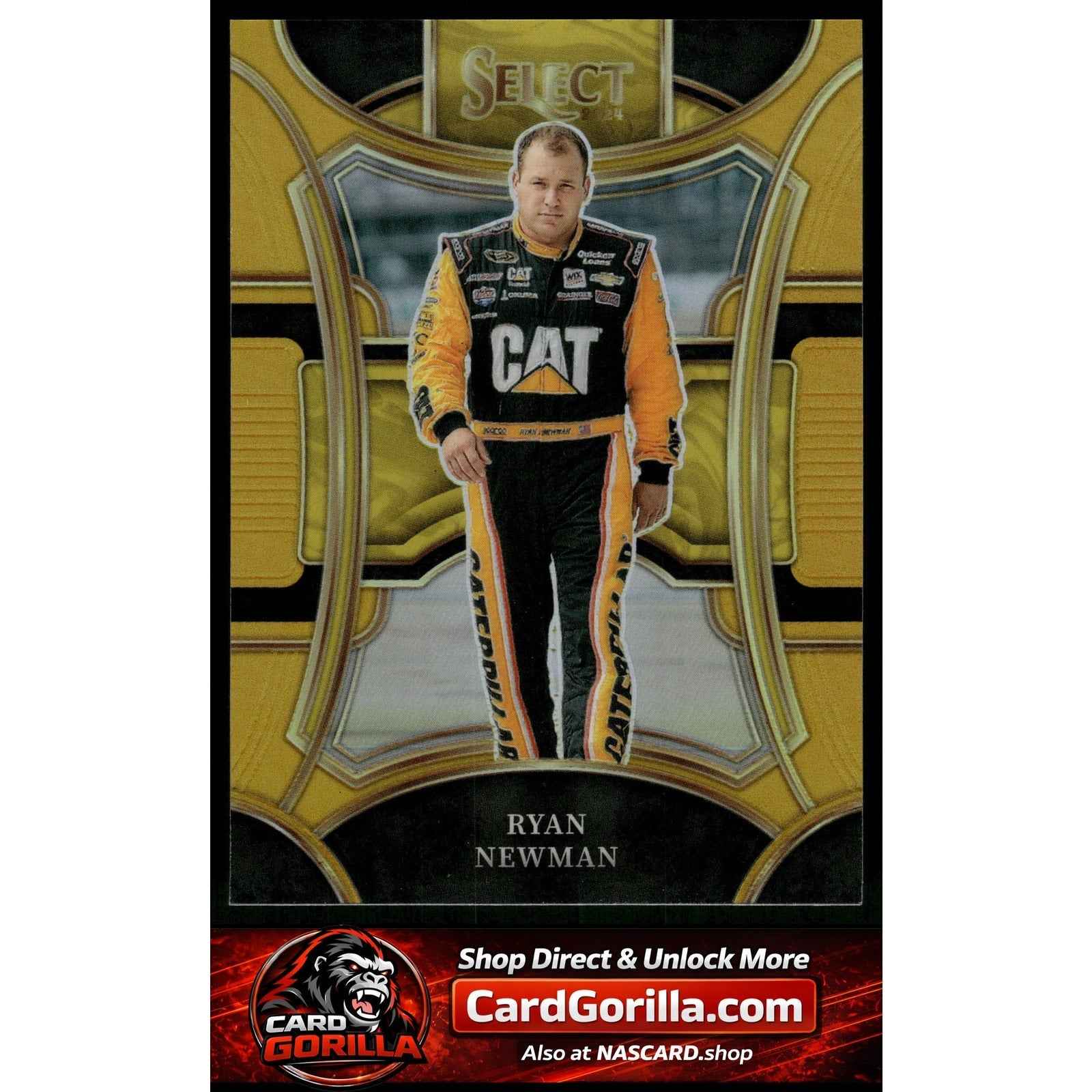 2024 Panini Select #230 Ryan Newman Gold Prizms #/10