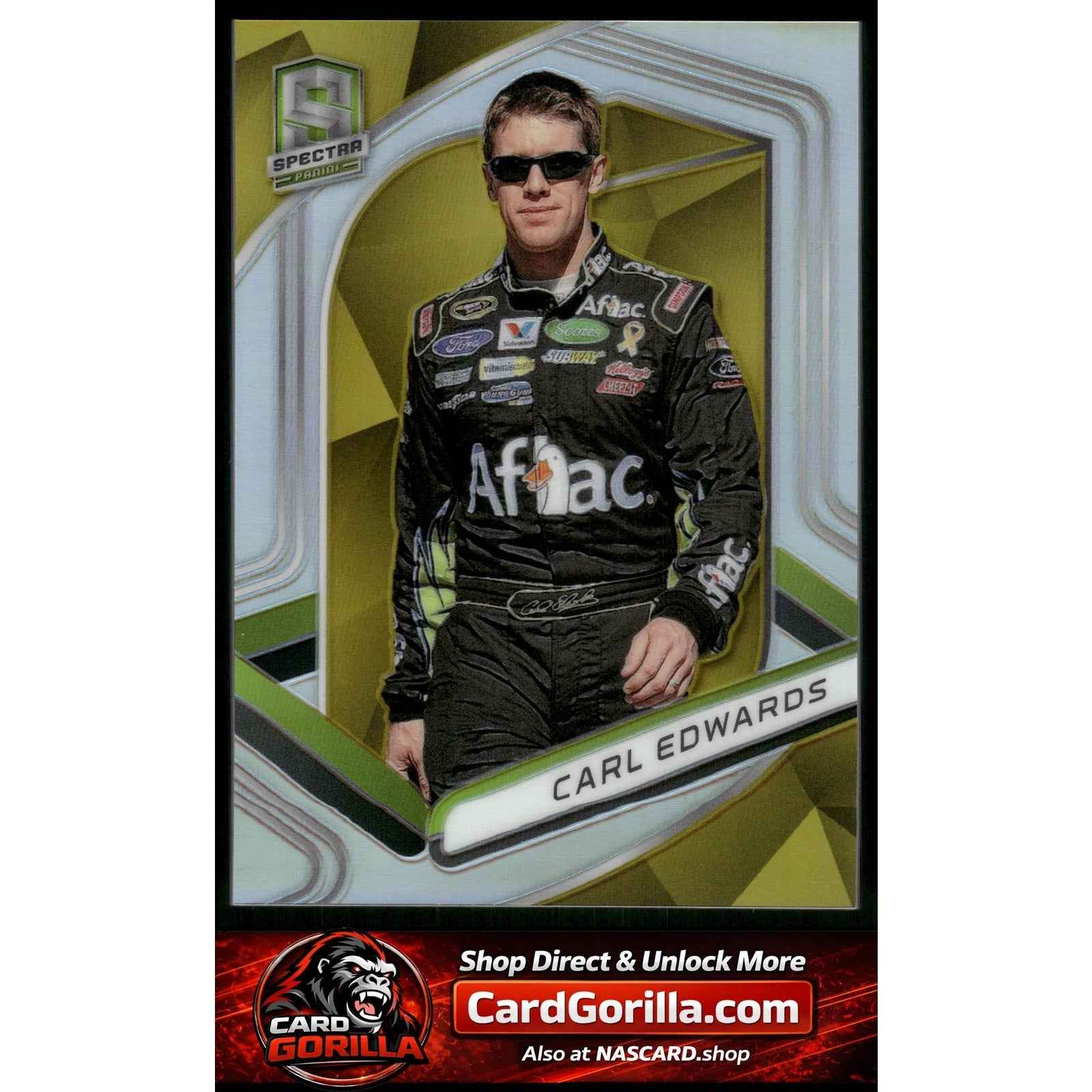 2020 Panini Chronicles #22 Carl Edwards Spectra Gold #/10