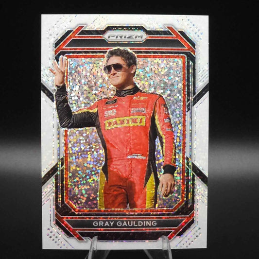 2023 Panini Prizm - Gray Gaulding #78 White Sparkle Prizm - NASCARD.shop
